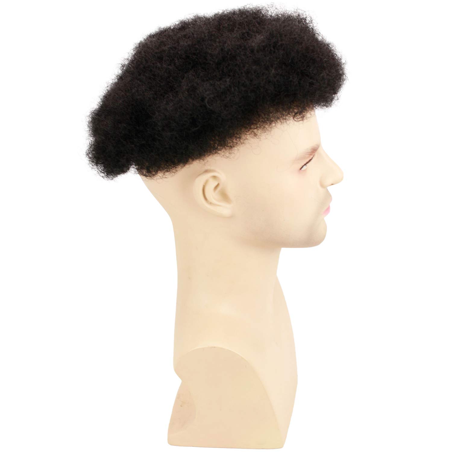 NLW Afro Curl YLA Toupee for men Hair pieces Thin Skin and Lace Front ...